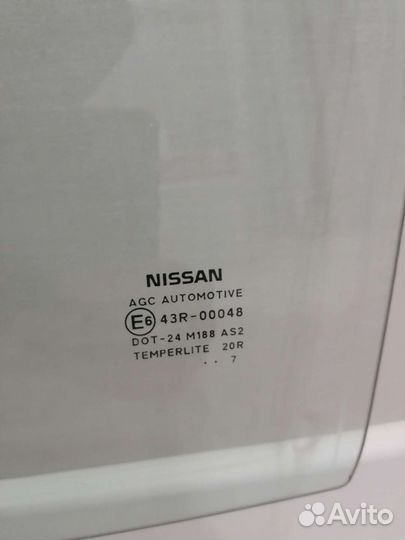 Стекло задней двери ниссан кашкай