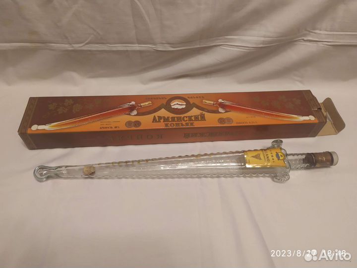 Декоративная бутылка меч 0,25 л в упаковке