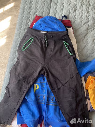 Вещи пакетом на мальчика 122 128