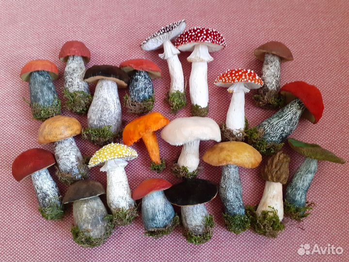 Ватные елочные игрушки