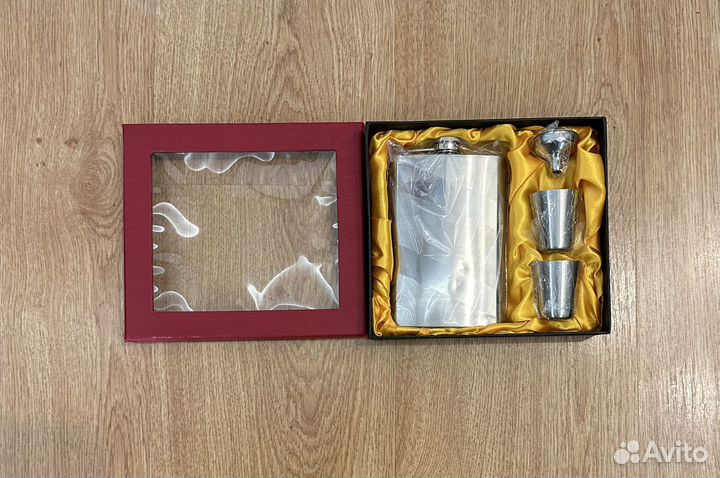 Фляжка, стопки 2 штуки, воронка