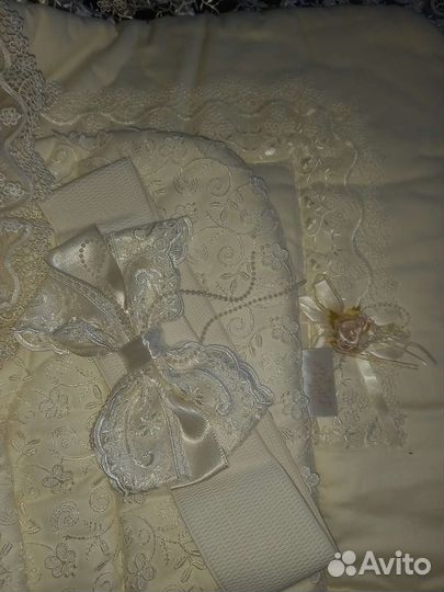 Конверт одеяло на выписку зима