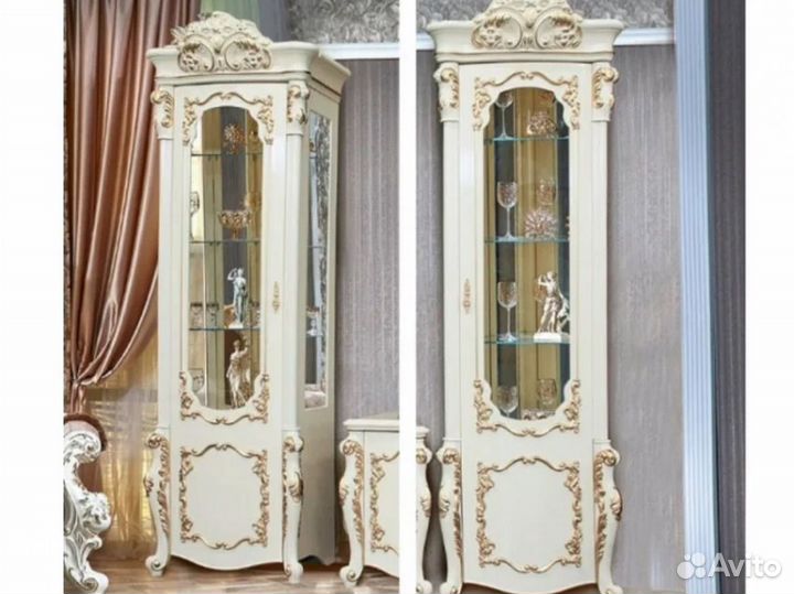 Шкаф витрина для посуды
