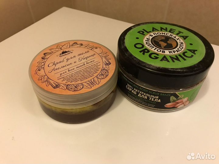 Скраб для тела, гель пантенол