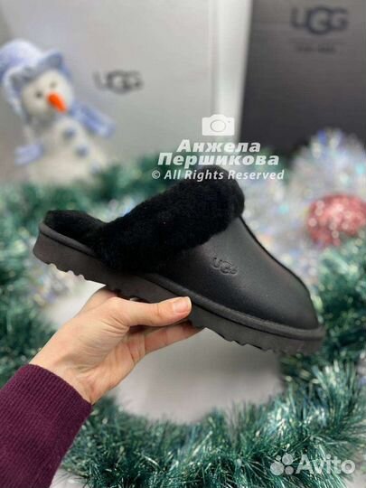 Тапочки Ugg Slippers Scufette Metallic Black