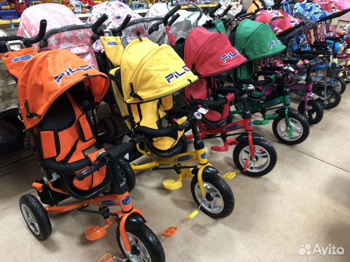Велосипеды-коляски с 1 года до 5 лет новые