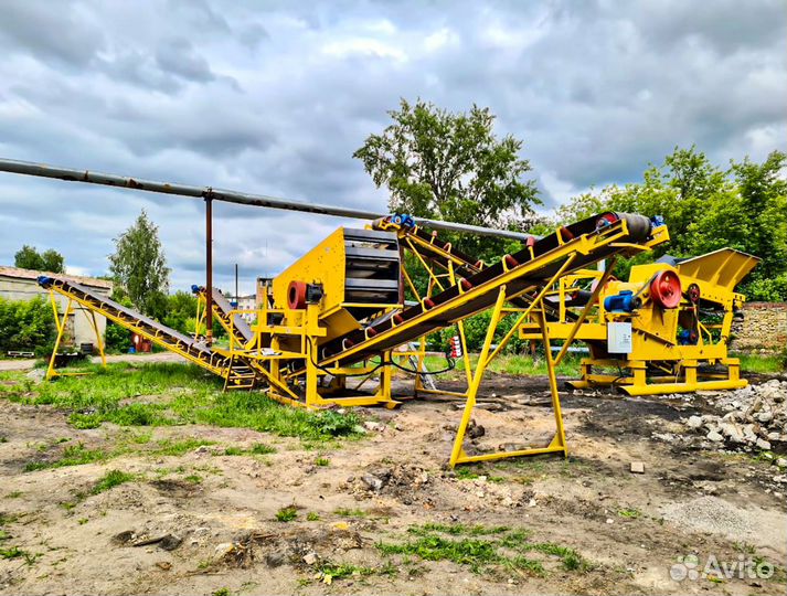 Дробильно-сортировочный комплекс дск-80М,дробилка
