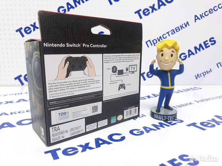 Nintendo Switch Pro Controller (Zelda: Tears)