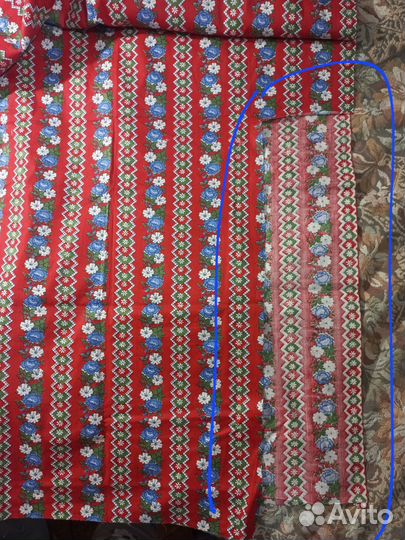 Ткань ситец Ссс винтаж