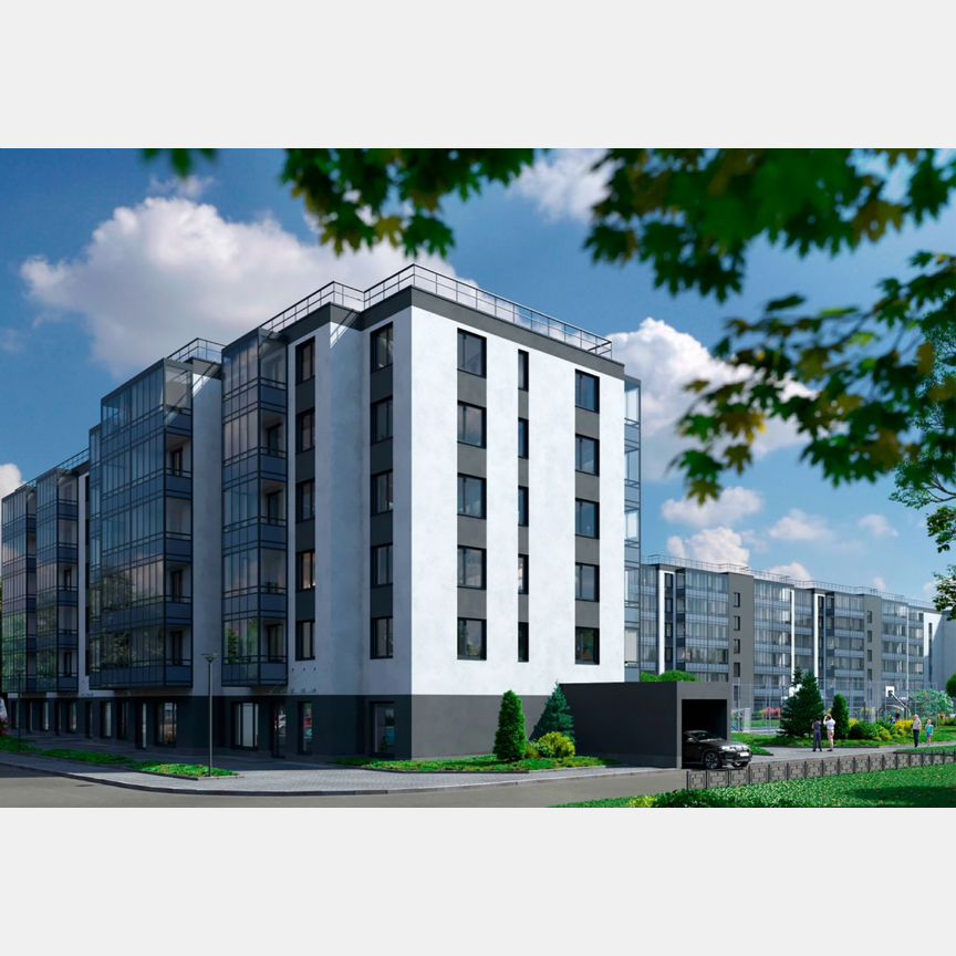 2-к. квартира, 46,5 м², 6/6 эт.