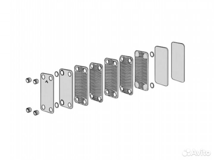 Теплообменник пластинчатый паяный 5-70кВт