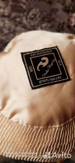 Берет зимний из меха норки