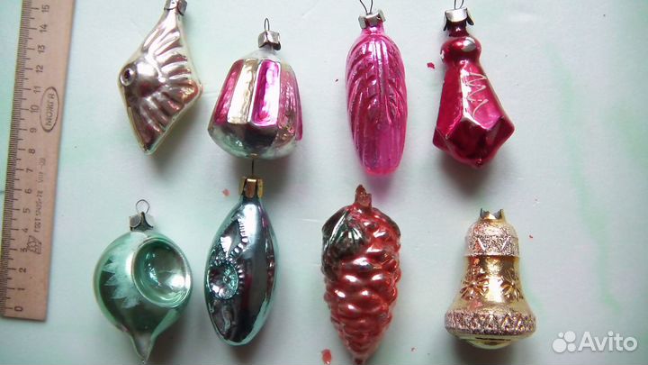 Игрушки елочные - 40 штук (одним лотом )