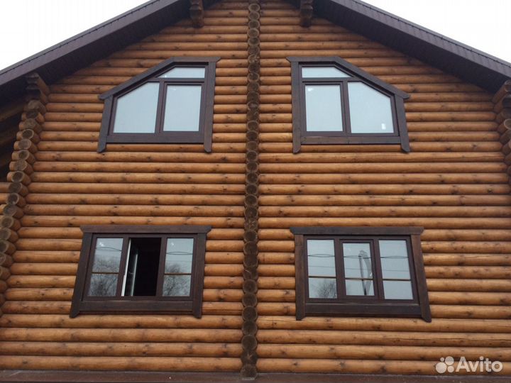 Отделка деревянных домов