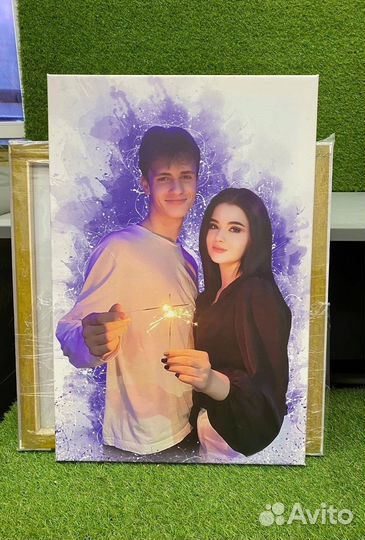 Портрет на холсте