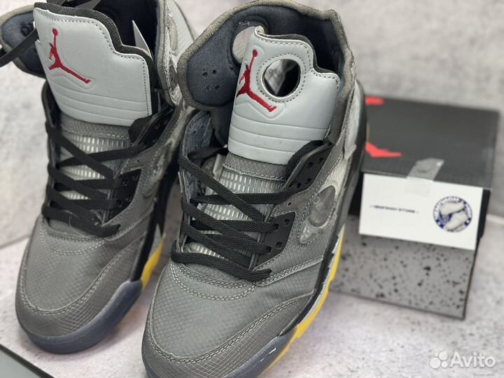 Nike air jordan 5 x off white