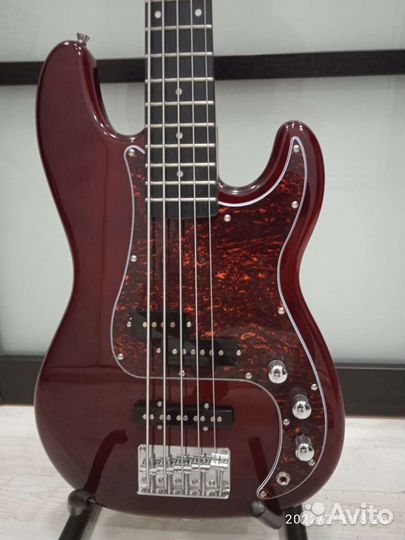 Бас-гитара 5 струн Harley Benton PJ-5 HTR Deluxe