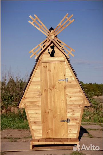 Дачный туалет с установкой WAT896
