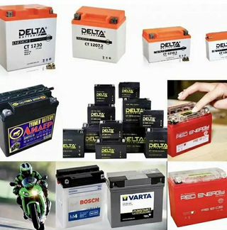 Аккумулятор для мотоциклов и мототехники Delta Red