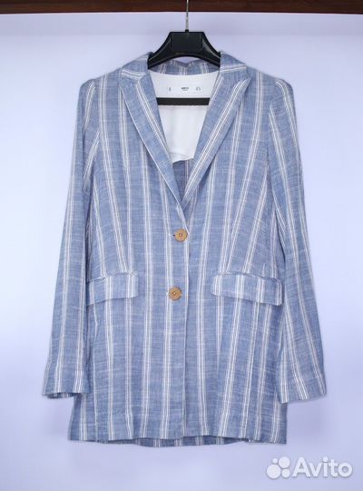 Mango льняной жакет