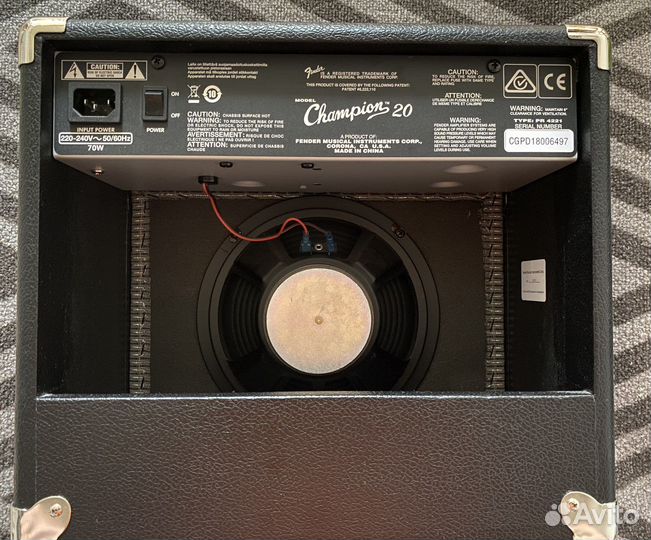 Комбоусилитель (комбик) Fender Champion 20