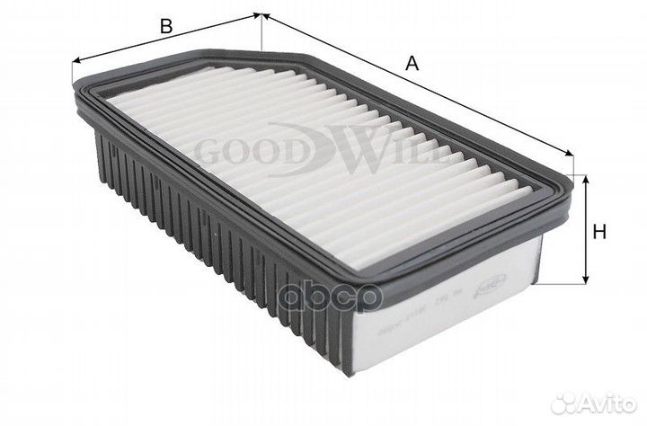 Фильтр воздушный AG362 Goodwill