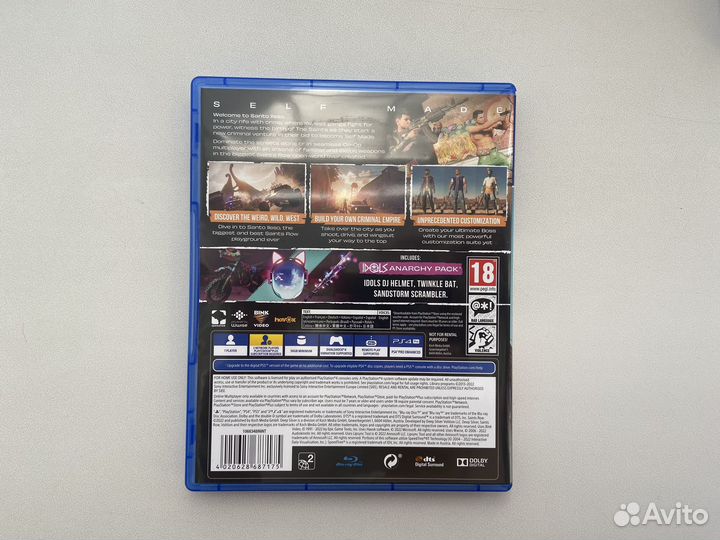 Диск Saints Row 2020 для ps4