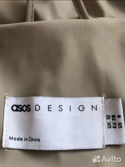 Пуховик ASOS оверсайз женский