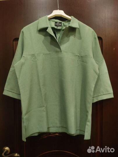 Блуза женская (зелёная ) 48 размер