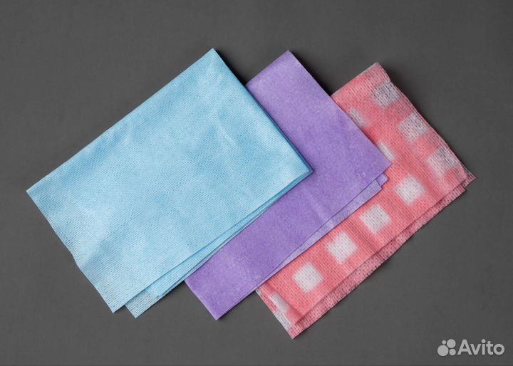 Салфетки тряпки для уборки одноразовые спанлейс