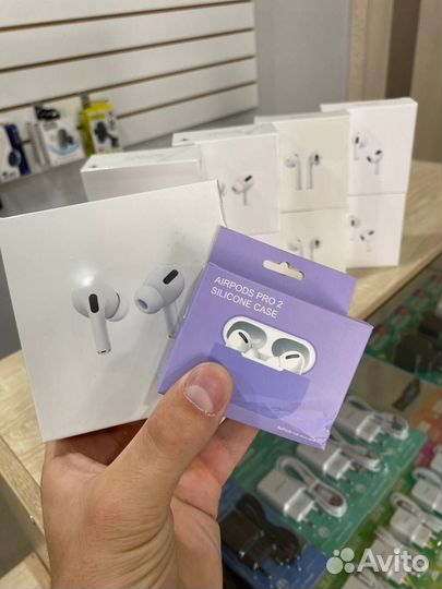 Наушники AirPods 2/3/Pro/ Pro 2 С Шум (Арт.92368)