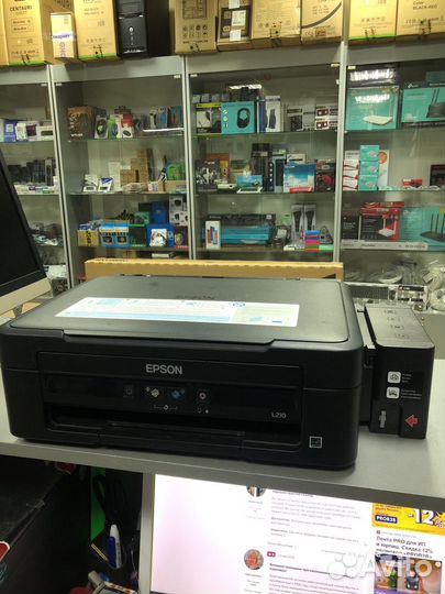 Цветной принтер мфу epson L210