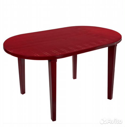 Стол пластиковый овальный Стандарт Пластик