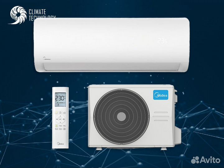 Кондиционер мидеа с монтажом