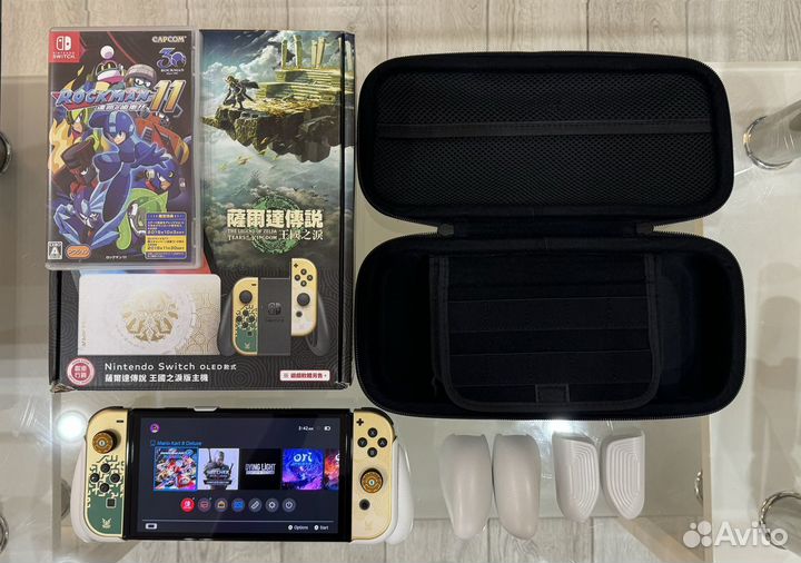 Nintendo Switch oled Zelda прошитая 128 Gb