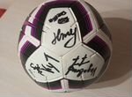 Футбольный мяча автографами медиа клуба 2дротс