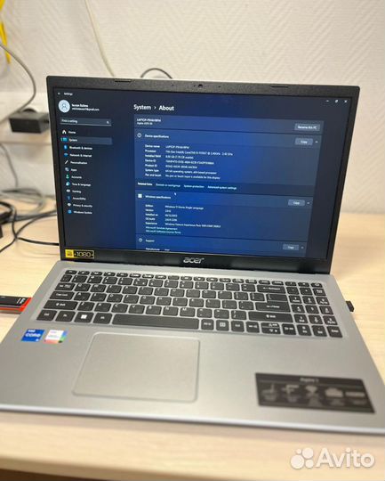 Ноутбук acer aspire 3