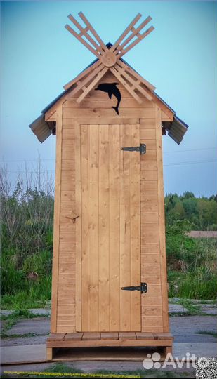 Дачный туалет с установкой