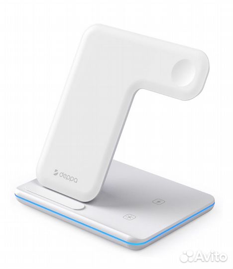 Беспроводное зарядное устройство Deppa 3в1, 20 W