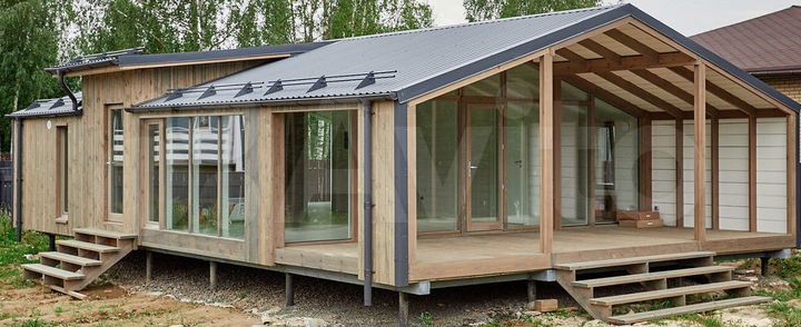 Коттедж 96 м² на участке 10 сот.