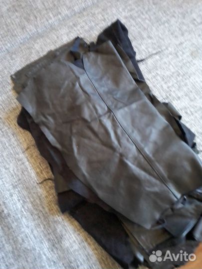 Лоскуты натуральной кожи, 1628 гр