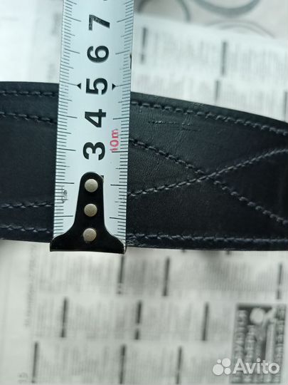 Мужской кожаный ремень