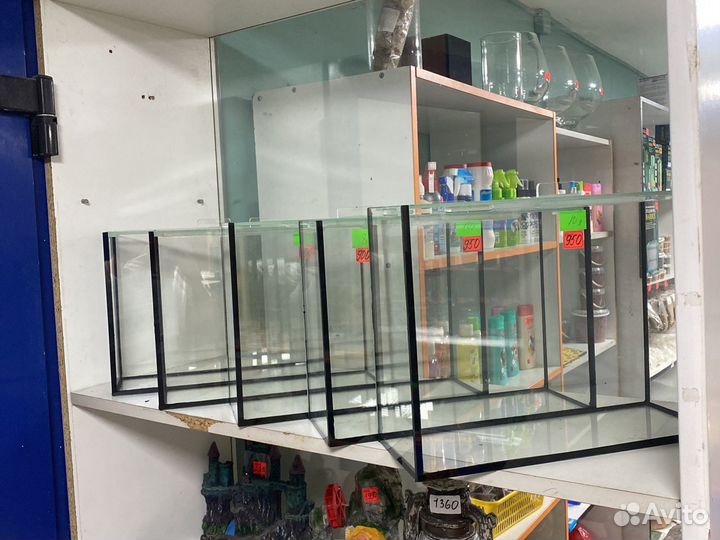 Аквариумы на заказ и в наличии до 100 л