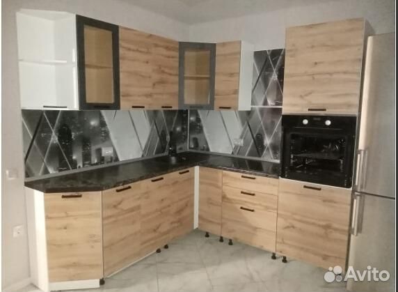 Кухонный гарнитур в крафтовом стиле