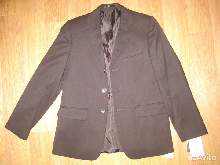 Пиджак черный новый р. 140/68
