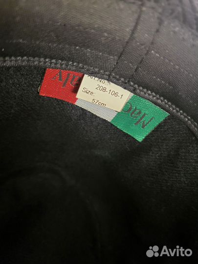 Шляпа федора трилби женская вельветовая 57 размер