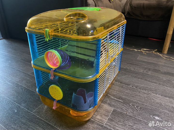 Клетка для грызунов пластиковая