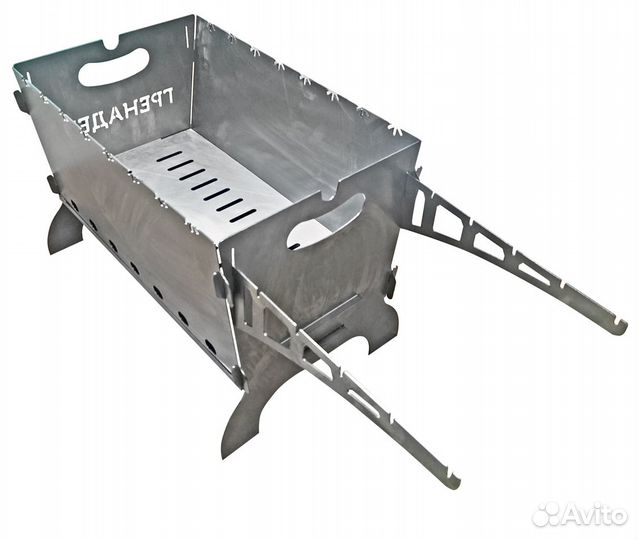 Мангал сборный / разборный, сталь 1 мм