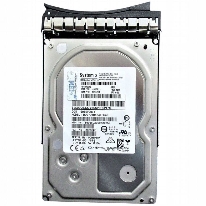 [49Y6210] Жесткий Диск Ibm 4tb Sas 3,5" Hdd 49y6210