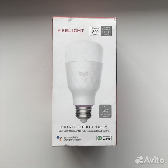 Умная лампочка xiaomi Yeelight цветная